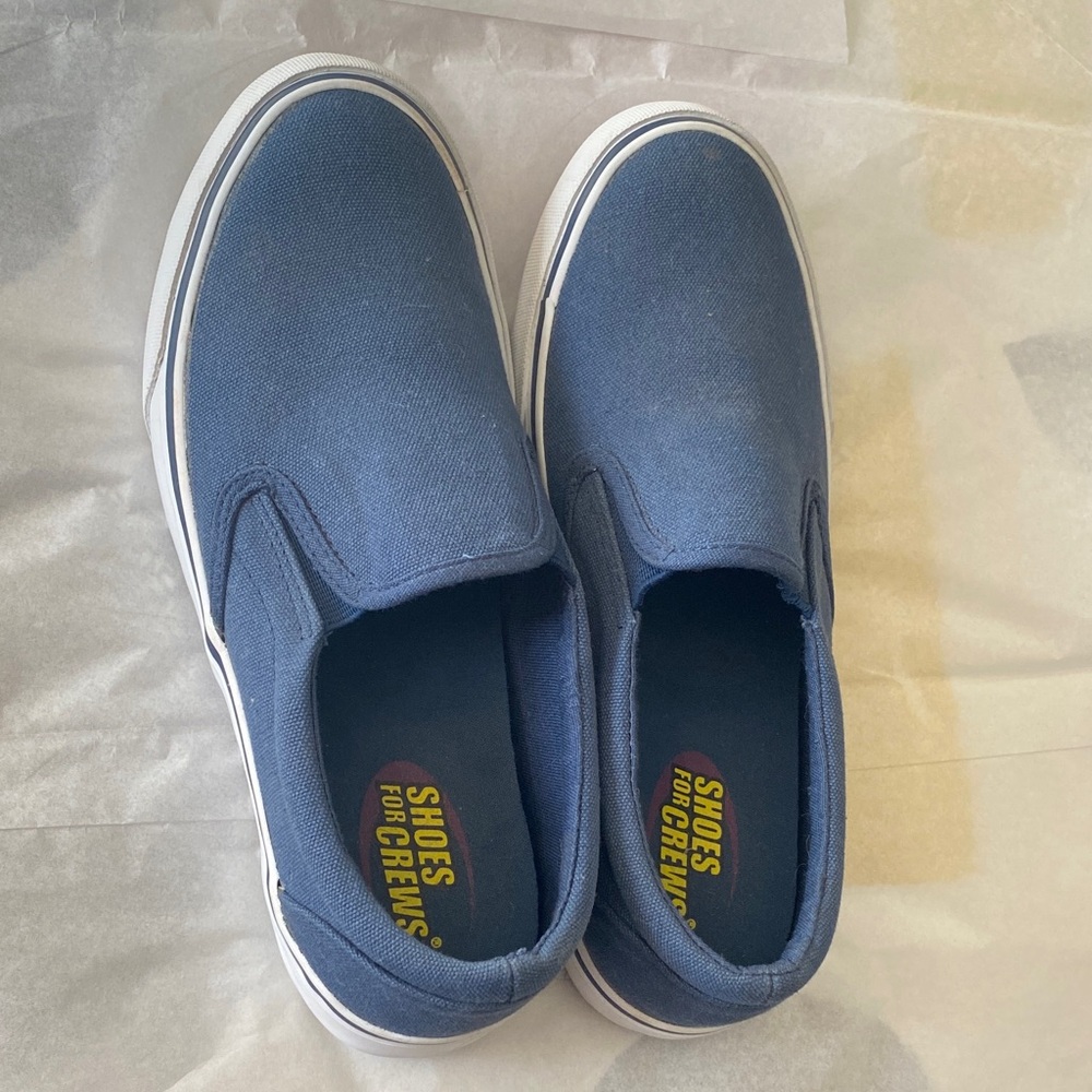 Shoes For Crews Navy Slip-On Shoes
